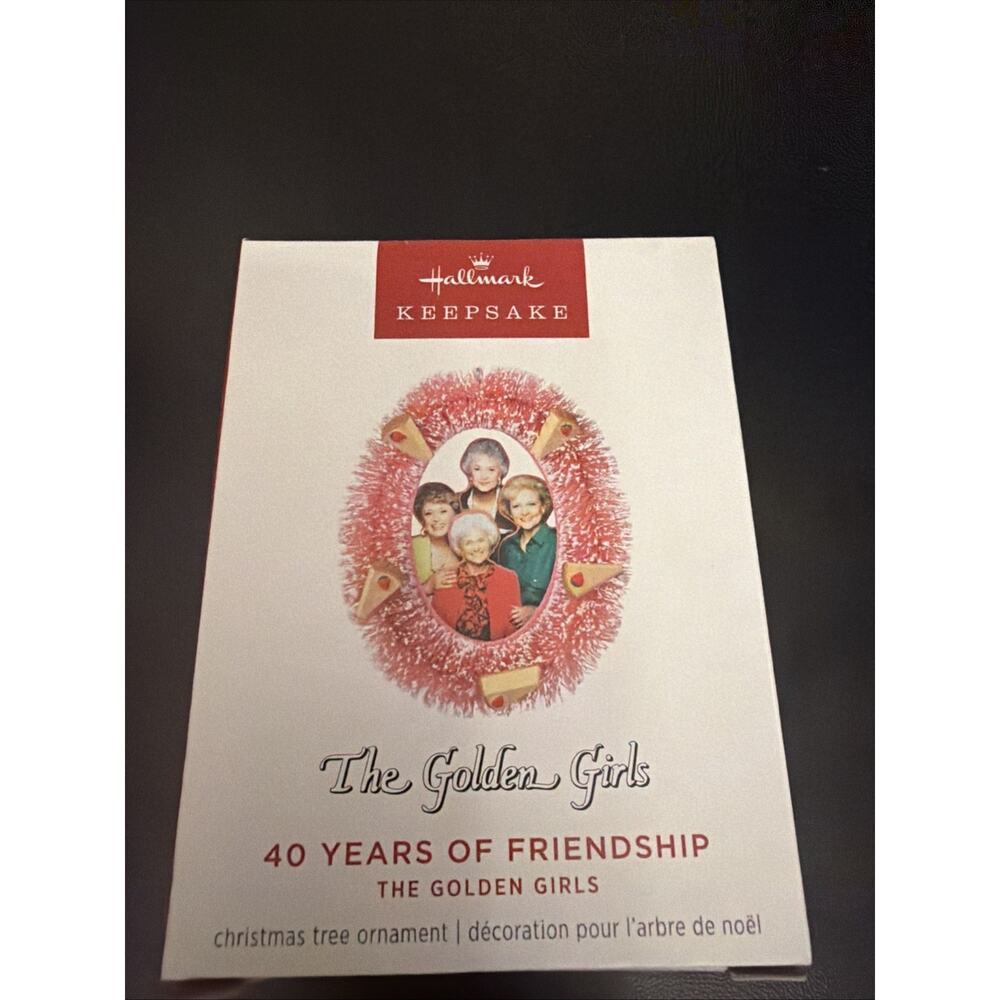Hallmark Keepsake Christmas Ornament, The Golden Girls 40 Years of Friendship